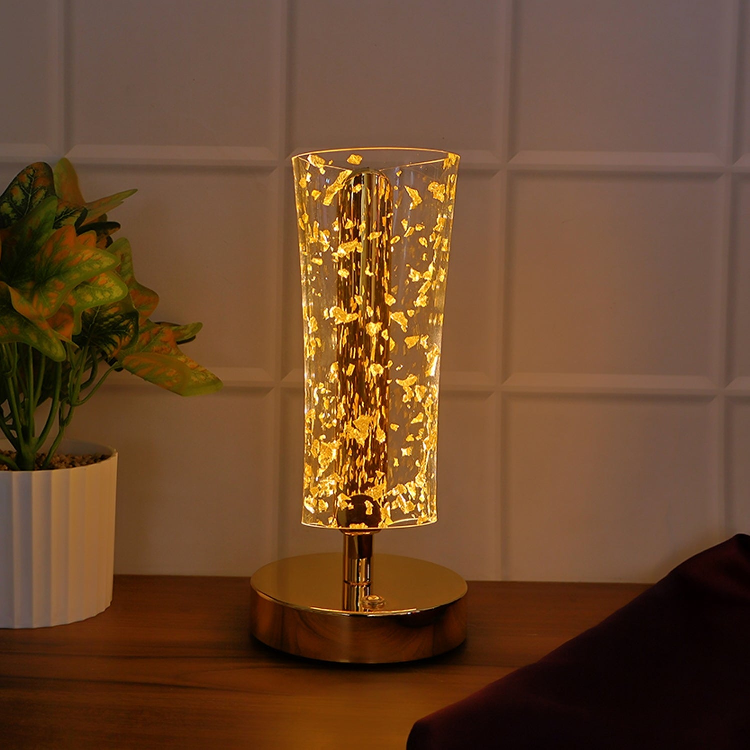 Crystal Night Lamp - Elegant Ambient Lighting | Kasturi