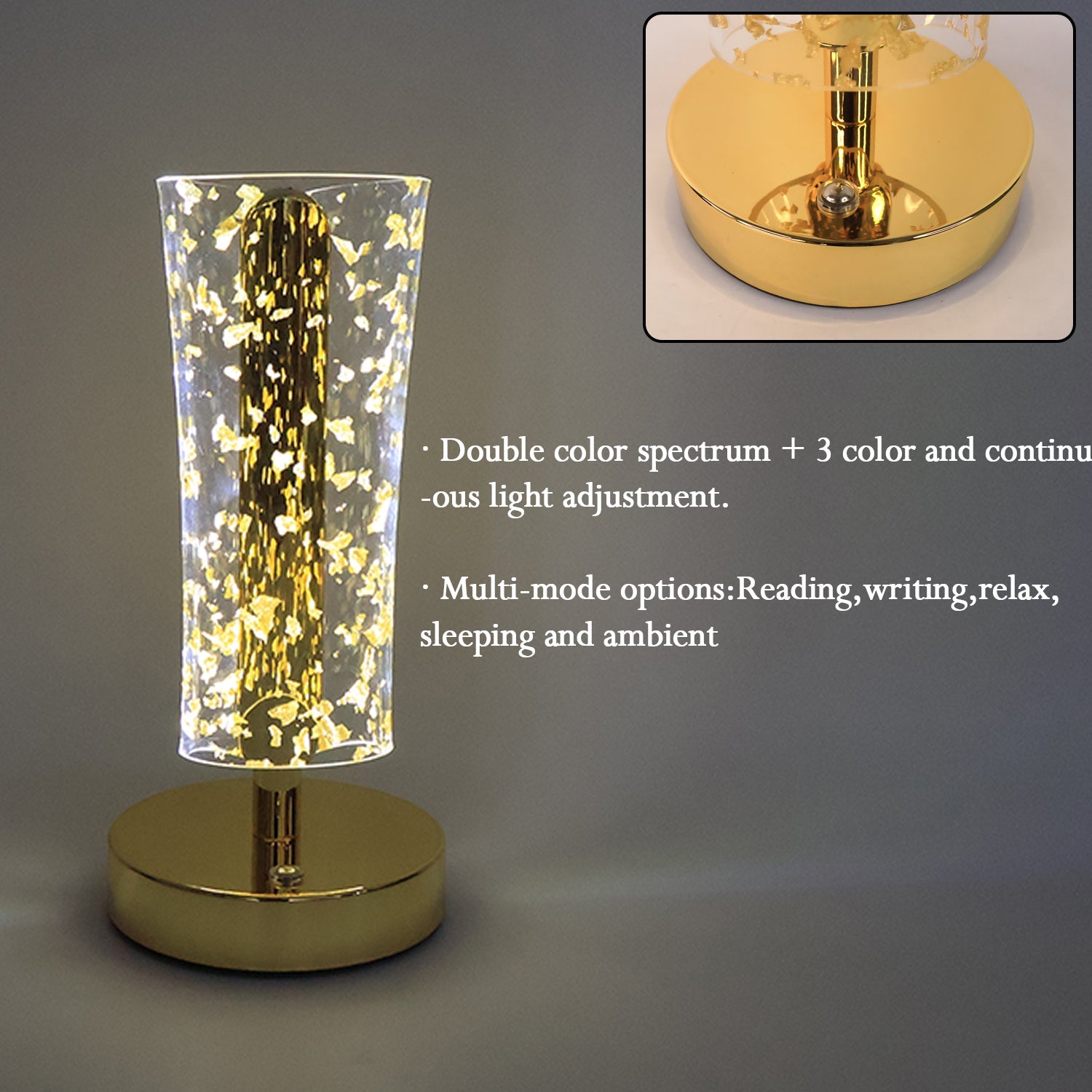 Crystal Night Lamp - Elegant Ambient Lighting | Kasturi