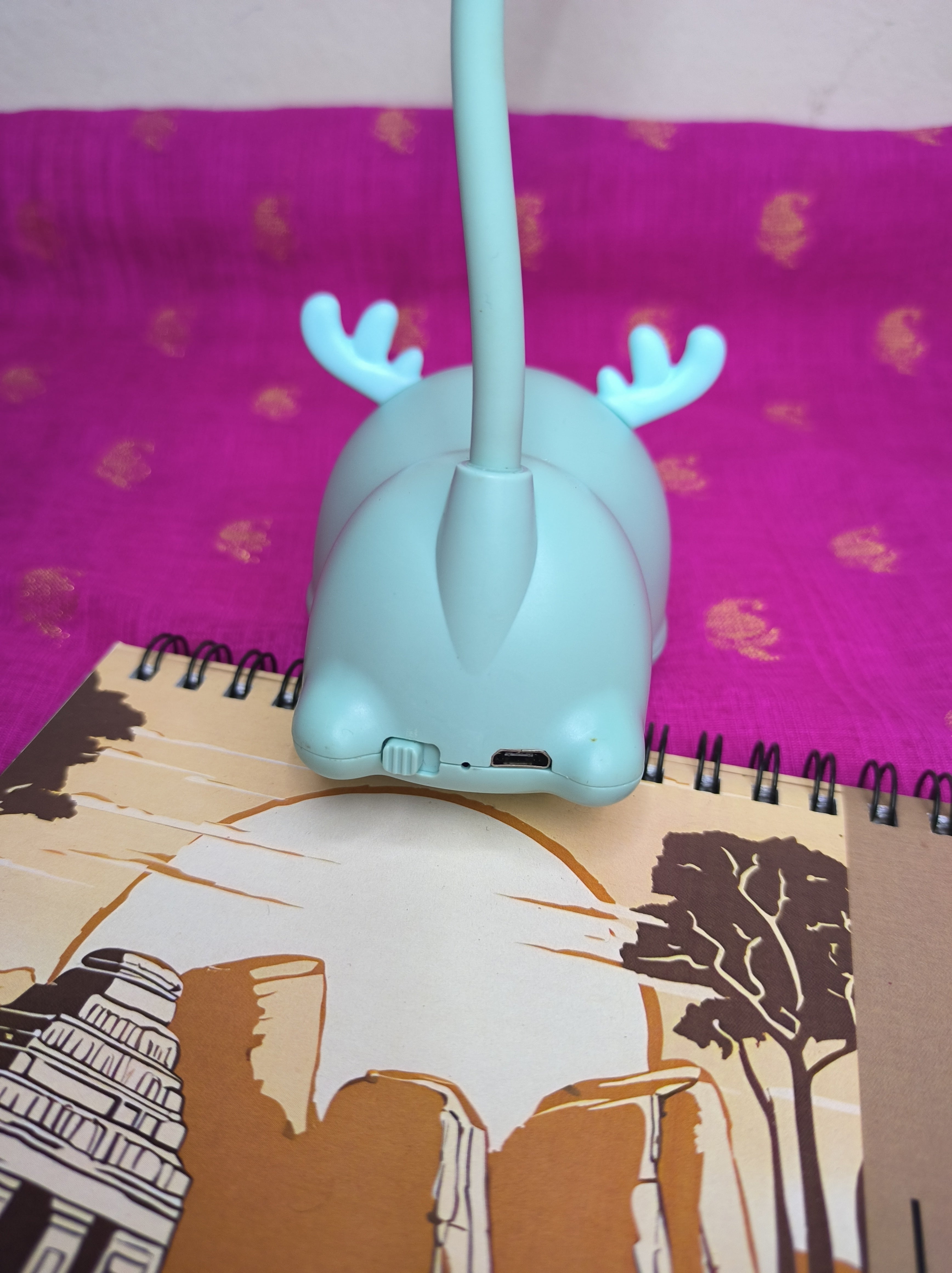 Kid's Table Lamp - Cute & Safe Night Light for Children | Kasturi